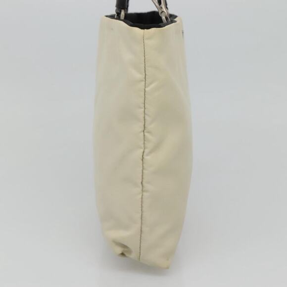 PRADA Hand Bag Nylon White Silver - Picture 4 of 12